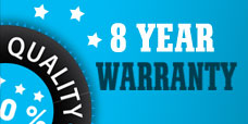 8 year warranty